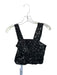 Koch Size XS Black & White Polyester Sleeveless Polka Dot Metallic Thread Top Black & White / XS
