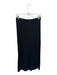 Sundays Size M Black Modal Blend Elastic Waist Ribbed Side Slit Maxi Skirt Black / M