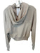 Sundays Size S Bone Polyester Blend Hood Textured Full Zip Jacket Bone / S
