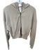 Sundays Size S Bone Polyester Blend Hood Textured Full Zip Jacket Bone / S