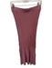 Sundays Size M Mauve Viscose Blend Elastic Waist Ribbed Maxi Skirt Mauve / M