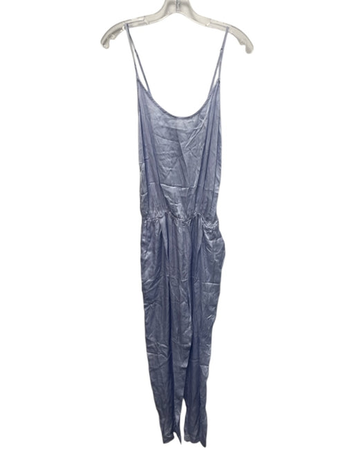 Overlover Size XS Light Blue Polyester Blend Spaghetti Strap Slim Jumpsuit Light Blue / XS