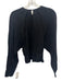 IRO Size 34 Black Viscose Long Dolman Sleevle Pleat Detail Keyhole Back Top Black / 34