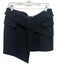 Nonchalant The Label Size M Black Wool Blend V Front Blazer Motif Back Zip Skirt Black / M