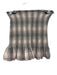 Koch Size XS Pink, Gray & Cream Polyester & Cotton Plaid Shirred Mini Skirt Set Pink, Gray & Cream / XS