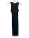 Sundays by WeAreSundays Size XS Black Cotton Blend Ribbed Sleeveless Dress Black / XS
