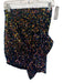IRO Size 34/  XS Blue, Orange & Black Polyester All Over Sequins Mini Skirt Blue, Orange & Black / 34/  XS