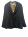 Monoplaza Size S Black Acrylic Blend 2 Buttons Patch Pocket Collar Lined Jacket Black / S