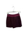 Shug! Size S Maroon & Brown Acrylic Blend Waist Band Tweed Side Zip Mini Shorts Maroon & Brown / S