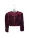 Shug! Size XS Maroon & Brown Acrylic Blend Long Balloon Sleeve Tweed Jacket Maroon & Brown / XS