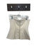 Shug! Size XS Cream Vegan Leather Strapless Back Zip Top Cream / XS