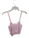 Loveshackfancy Size S Baby Pink Cotton Spaghetti Strap Pointelle Hearts Top Baby Pink / S