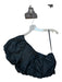 Shug! Size M Navy Polyester Blend One Sleeve Iridescent Cropped Top Navy / M
