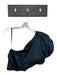 Shug! Size M Navy Polyester Blend One Sleeve Iridescent Cropped Top Navy / M