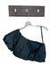 Shug! Size XS Navy Polyester Blend One Sleeve Iridescent Cropped Top Navy / XS