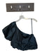 Shug! Size L Navy Polyester Blend One Sleeve Iridescent Cropped Top Navy / L