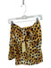 Raquel Allegra Size 0 Tan & black Silk Strapless Animal Print Front Tie Top Tan & black / 0
