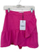 Essential Antwerp Size XS Hot pink Polyester Ruffle Crossover Mini Skirt Hot pink / XS