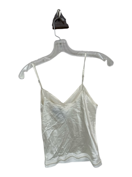 Shug! Size S Ivory Silk Drawstring Spaghetti Strap built in shorts Skirt Set Ivory / S