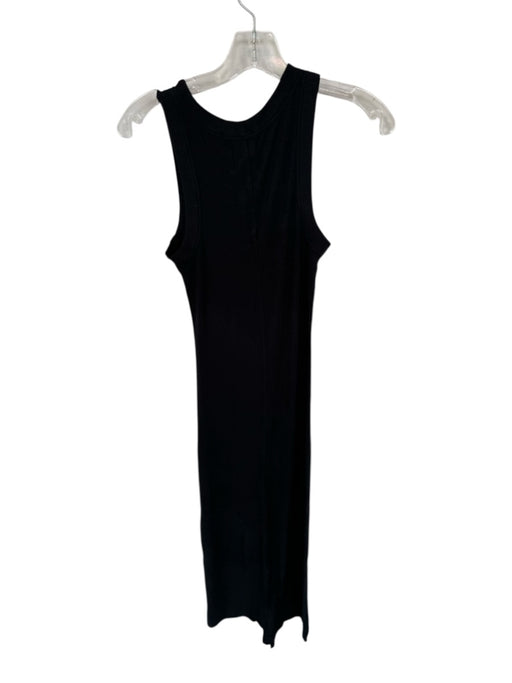 Sundays Size S Black Modal Blend Sleeveless Ribbed Maxi Dress Black / S