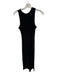 Sundays Size S Black Modal Blend Sleeveless Ribbed Maxi Dress Black / S