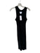 Sundays Size S Black Modal Blend Sleeveless Ribbed Maxi Dress Black / S