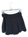 Ramy Brook Size 4 Black Polyester Blend High Waist Belted Pleated Skort Black / 4