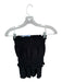 Loyd / Ford Size 0/XS Black Cotton Smocked Tube Top High Waist Mini Skirt Set Black / 0/XS