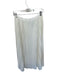 Zero Degrees Celsius Size M Ivory & Silver Polyester Elastic Waist Maxi Skirt Ivory & Silver / M