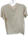Raquel Allegra Size 0/XS Cream & Black Cotton Short Sleeve Paint Splatter Top Cream & Black / 0/XS