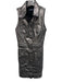 Ramy Brook Size XS/25 Pewter Cotton Blend Metallic Sleeveless Denim Dress Pewter / XS/25