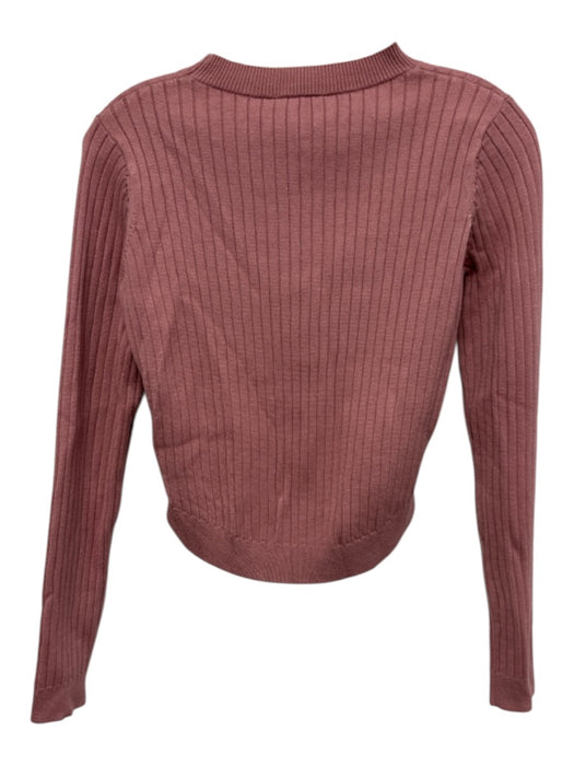 Sundays by WeAreSundays Size Small Dusty Pink Viscose Blend Ribbed Skirt Set Dusty Pink / Small