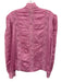 Loveshackfancy Size Medium Pink Viscose Blend Lace Long Sleeve Blouse Top Pink / Medium