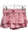 Shug! Size Small Light Pink Silk Ruffle Drawstring Mini Skirt Light Pink / Small