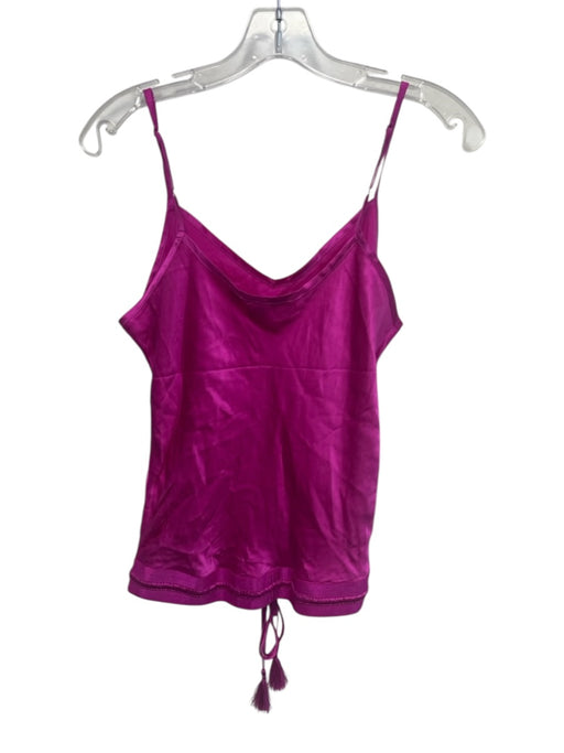 Shug! Size Medium Fushcia Silk Spaghetti Strap Top Fushcia / Medium