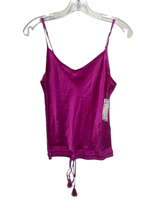 Shug! Size Medium Fushcia Silk Spaghetti Strap Top Fushcia / Medium
