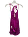 Shug! Size Small Fushcia Silk Sleeveless Halter Top Fushcia / Small