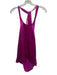 Shug! Size Small Fushcia Silk Sleeveless Halter Top Fushcia / Small