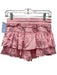 Shug! Size Small Light Pink Silk Ruffle Drawstring Mini Skirt Light Pink / Small
