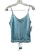 Shug! Size Small Sky Blue Silk Spaghetti Strap Mini Ruffles Drawstring Skirt Set Sky Blue / Small