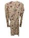 Isabel Marant Etoile Size 36 Cream, Pink, Green Viscose Blend Floral Dress Cream, Pink, Green / 36