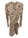 Isabel Marant Etoile Size 36 Cream, Pink, Green Viscose Blend Floral Dress Cream, Pink, Green / 36