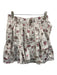 Koch Size Small White, Pink, Brown Polyester Beach Print Toile Wrap Button Skirt White, Pink, Brown / Small