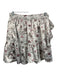 Koch Size XS White, Pink, Brown Polyester Beach Print Toile Wrap Button Skirt White, Pink, Brown / XS