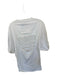 IRO Size M White Cotton Short Sleeve Crew Neck Back Cut Out T Shirt Dress Dress White / M