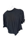 Liverpool LA Size S Black Nylon Blend Button Up Collar 3/4 Sleeve Top Black / S