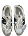 New Balance Shoe Size 8 White & Black Suede & Canvas Logo black soles Sneakers White & Black / 8