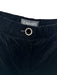 Chanel Size 34 Black & Silver Velvet High Waist Skinny Ankle Pants Black & Silver / 34