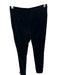 Chanel Size 34 Black & Silver Velvet High Waist Skinny Ankle Pants Black & Silver / 34
