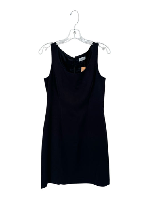 Tahari Size 8 White & Black Polyester Blend Color Block Gold Buttons Dress Set White & Black / 8